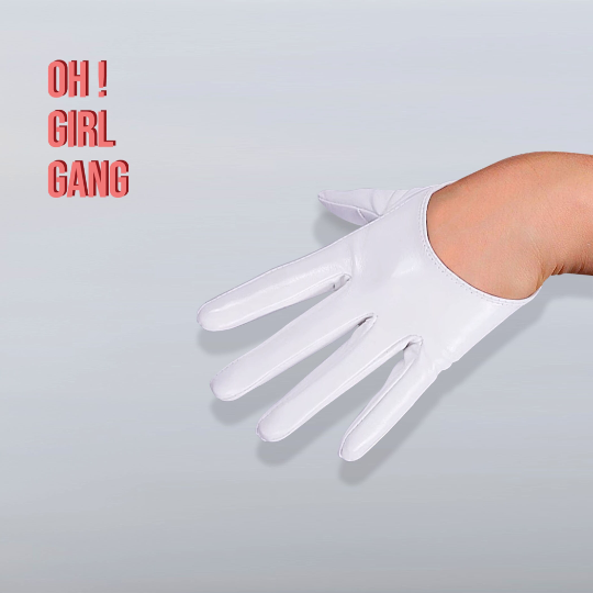 White Gloves Faux Patent Leather Drag Stage gloves, Festival Party costume gloves, Cyber Futuristic fashion gloves