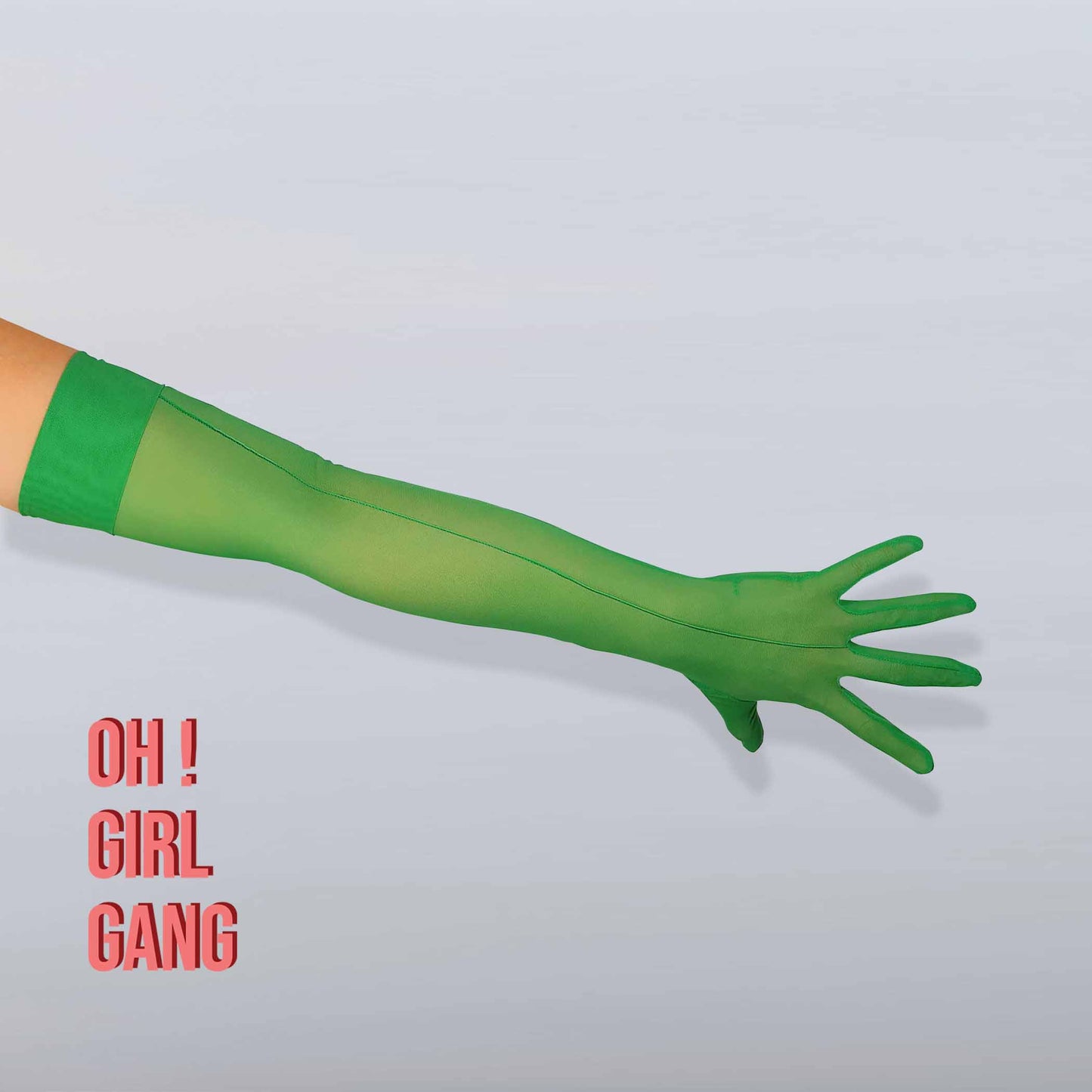 New! Hot Pink, Indigo Blue, Green Mesh Gloves | Stretchy Elastic Opera Gloves