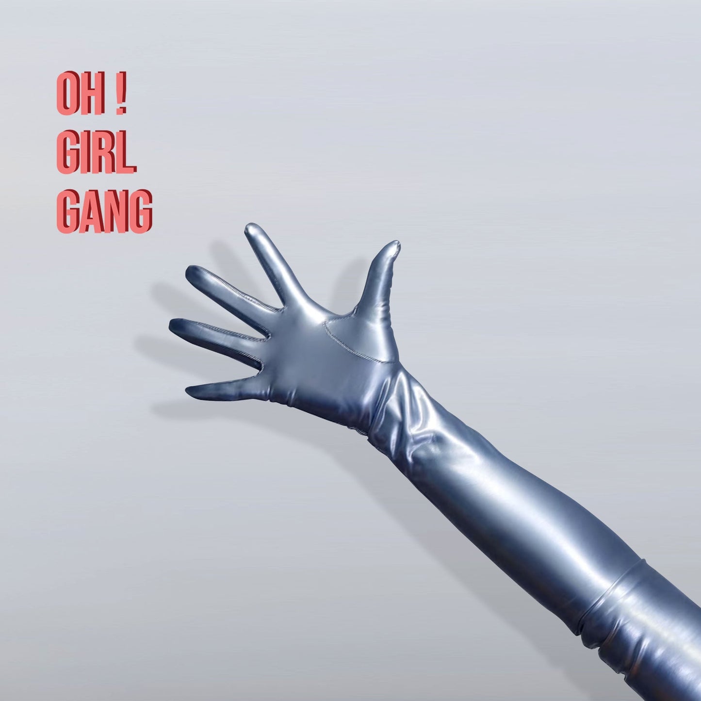 Shiny/Matt Latex Long Gloves, Silver Yellow 70cm Long Ultra Thin High Elastic Touch Screen Latex PU Gloves Drag Stage Festival Gloves