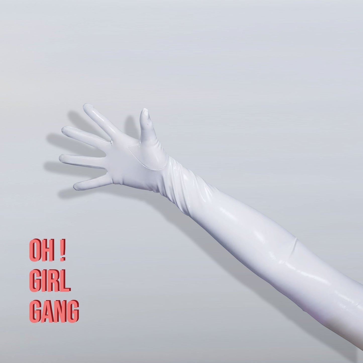 Shiny/Matt Latex Long Gloves, Silver Yellow 70cm Long Ultra Thin High Elastic Touch Screen Latex PU Gloves Drag Stage Festival Gloves