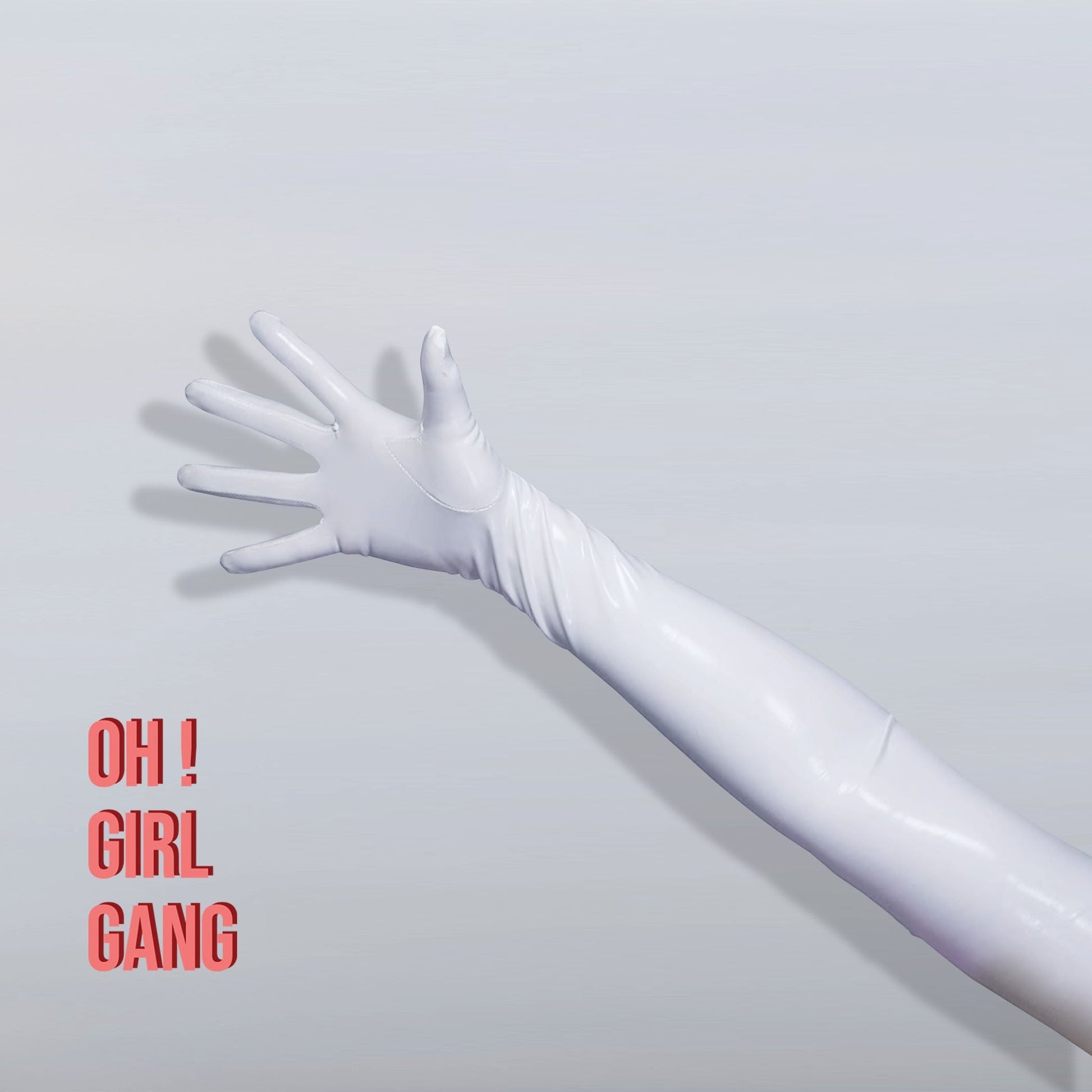 Shiny/Matt Latex Long Gloves, Silver Yellow 70cm Long Ultra Thin High Elastic Touch Screen Latex PU Gloves Drag Stage Festival Gloves