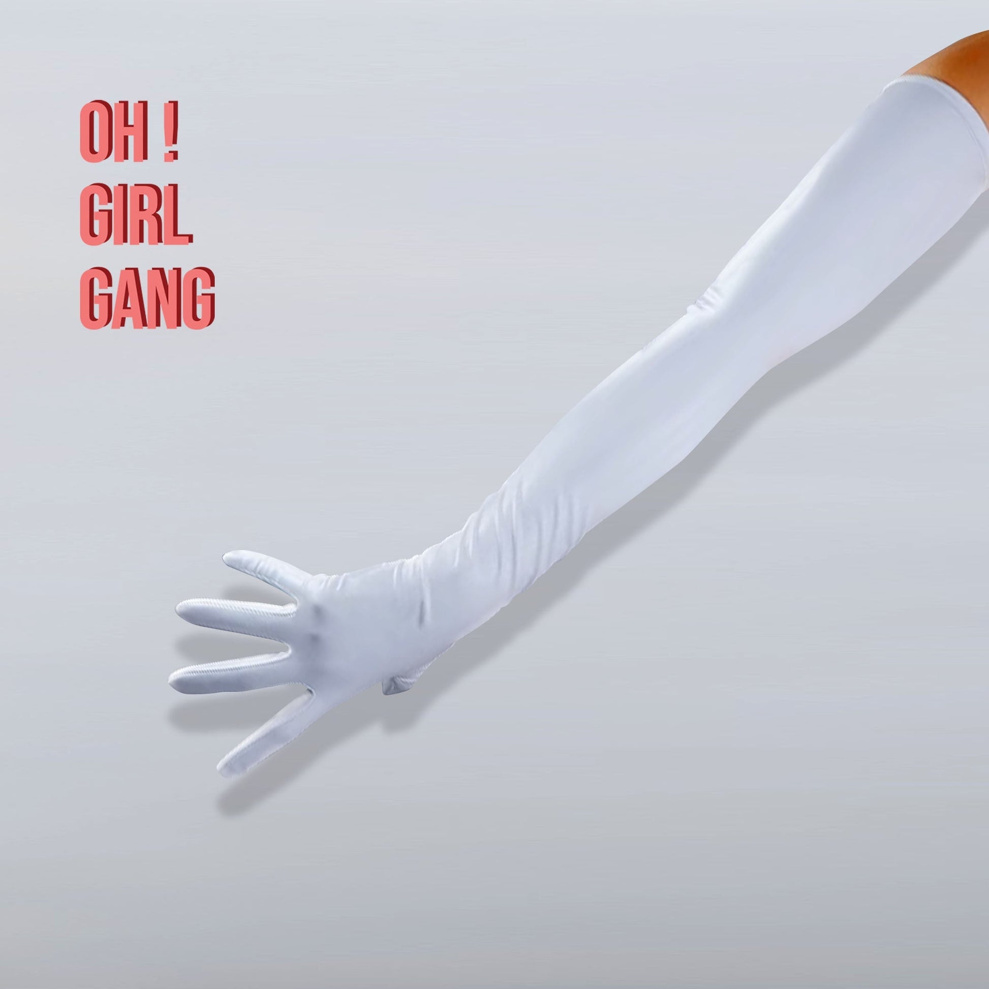 Shiny/Matt Latex Long Gloves, Silver Yellow 70cm Long Ultra Thin High Elastic Touch Screen Latex PU Gloves Drag Stage Festival Gloves