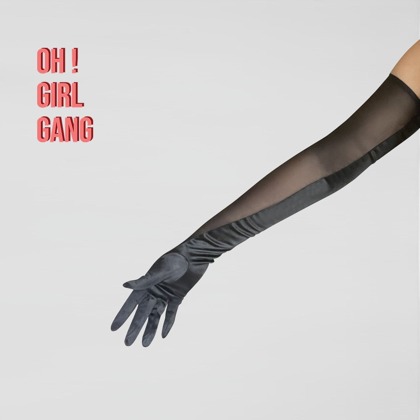 Slim-Looking Long Opera Gloves (70cm)