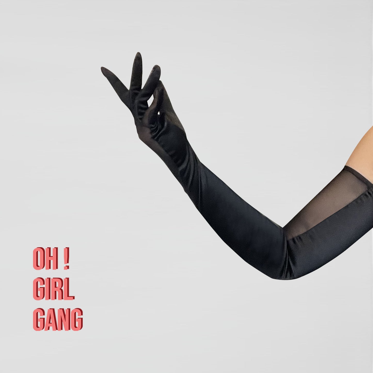 Slim-Looking Long Opera Gloves (70cm)