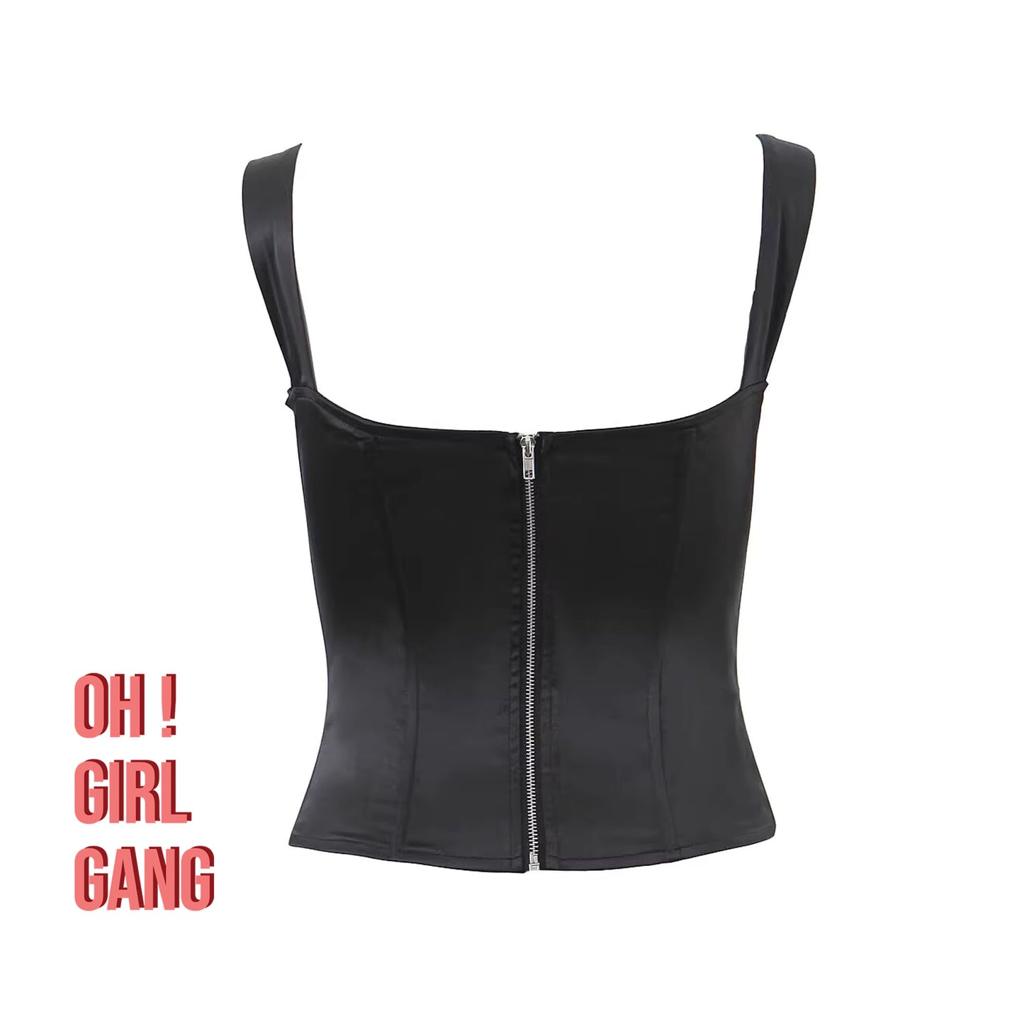 Ruched Satin Corset Top | Elegant Bustier Camisole | Party, Streetwear, or Festival Look