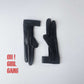Black Genuine Leather 3-Finger Design – Short Billiard & Snooker Glove Style for Stage / Performance (Female / Male Size)