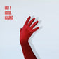Navy Blue, Magenta, Red Opera Velvet Gloves