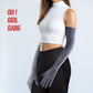 Classic Black, Grey Velvet Opera Gloves