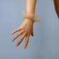 Lavender, Pink, Burgundy, Red, White Tulle Short Gloves with Ruffles