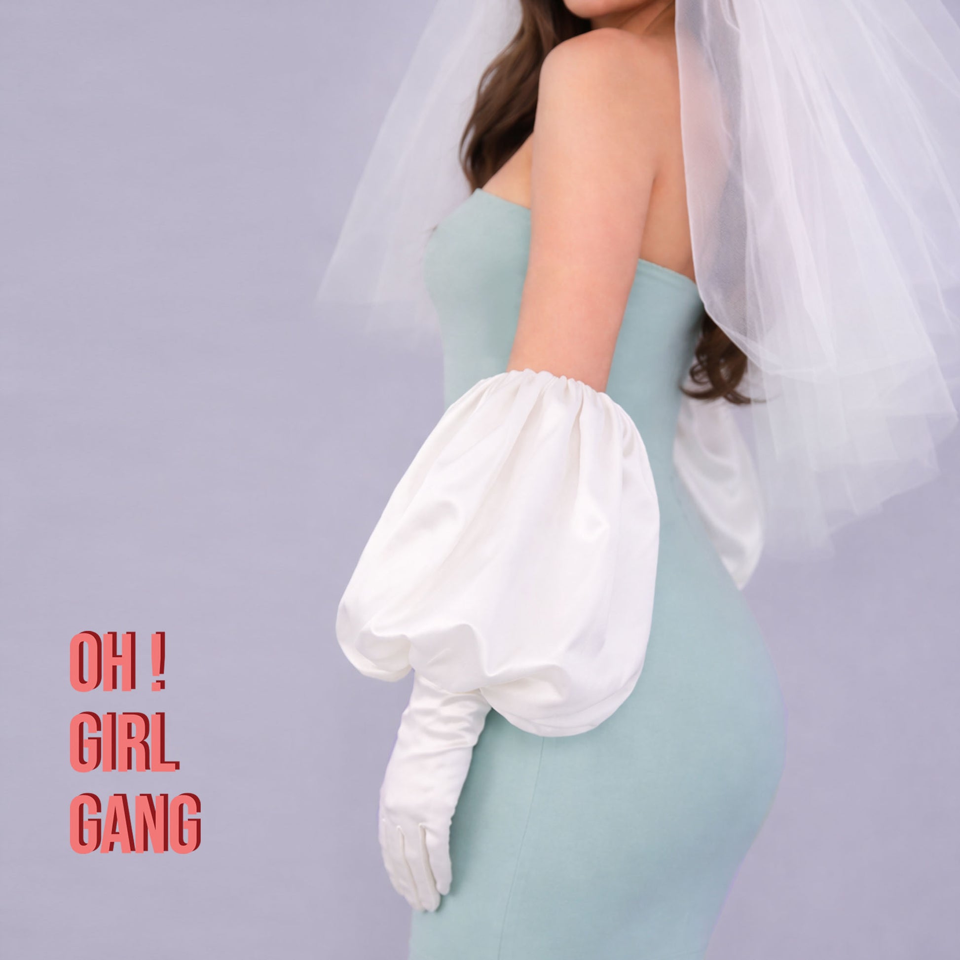 White Satin Bubble Puff Gloves, Bridal Puff Satin Gloves in White, Black, Evening gown, Festival Party Statement Gloves, Drag Stage gloves