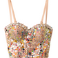 Sequin Crop Top Corset | Bling Bustier |