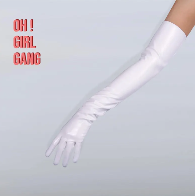 White Leather Opera Gloves in all lengths