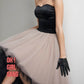 Chic Genuine Leather Black Short Gloves
