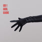 Black Velvet Shrug with Gloves