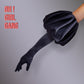 Iconic satin long bridal gloves with puff, these are 58cm long gloves plus the puff.<br data-mce-fragment="1">