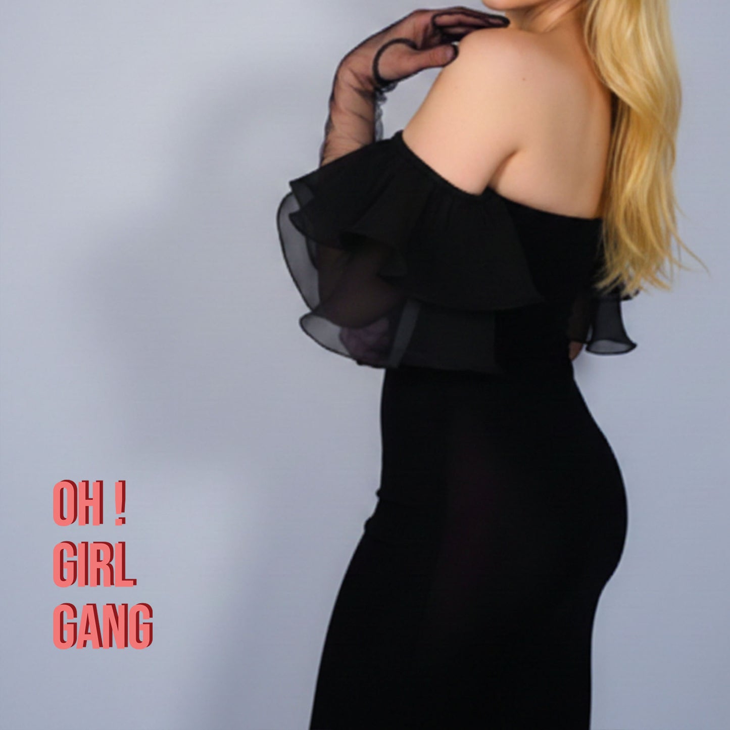 Black Tulle Ruffle Opera Gloves Oh Girl Gang