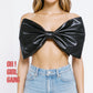 Big Bow Crop Tube Top