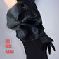 Black Organza Bubble Puff Gloves, Bridal Puff Satin Gloves in White, Evening gown, Festival Party Statement Gloves, Dramatic Stage glovesBlack Organza Bubble Puff Gloves, Bridal Puff Satin Gloves in White, Evening gown, Festival Party Statement Gloves, Dramatic Stage gloves