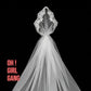 Lace Edge Bridal Juliet Cap Veil, 1920's style Classic Veil