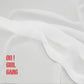 White Chiffon Two-Layer Bridal Veil 135 cm — Rolled Edge, Sewn-in Hair Comb, Minimalist Wedding Veil