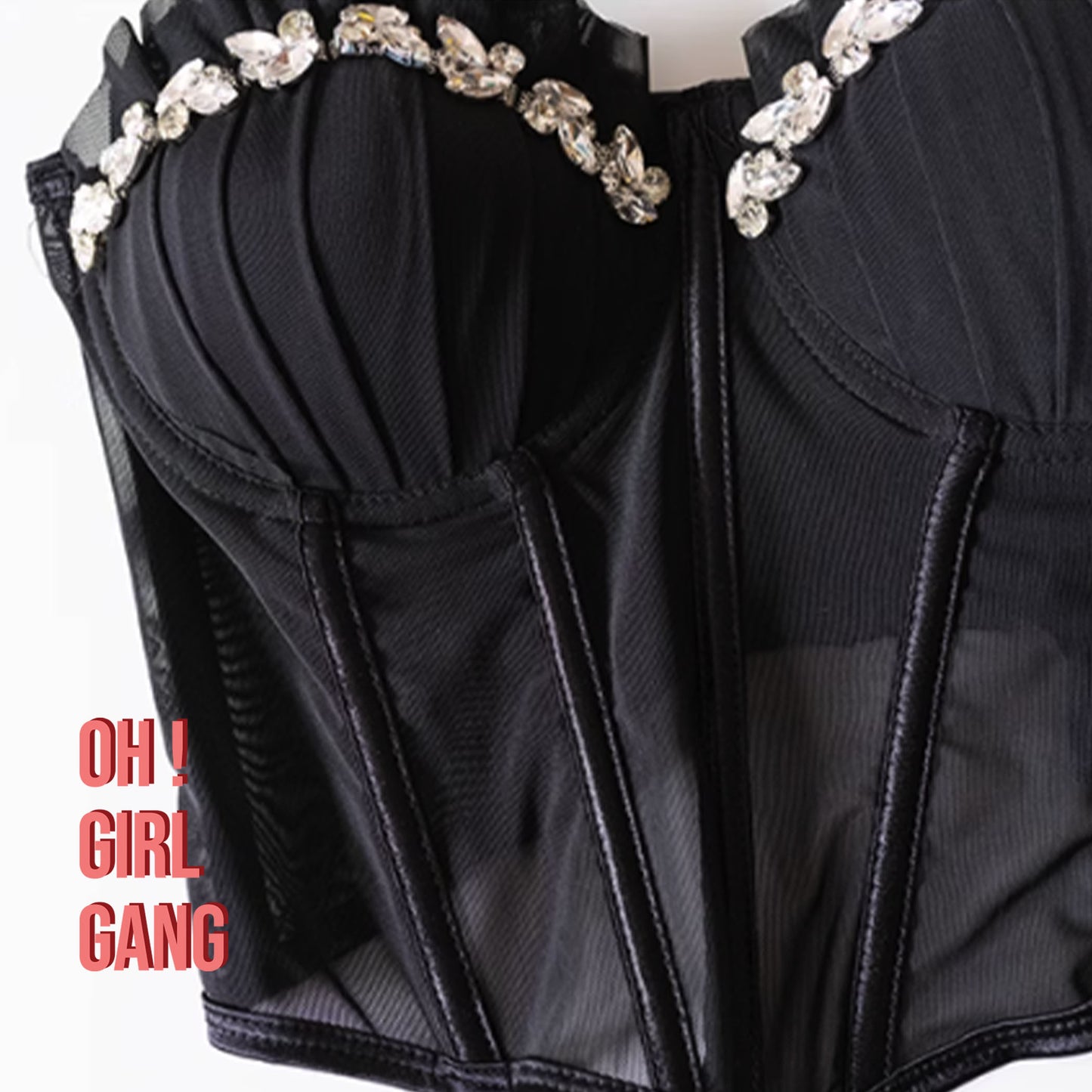 Rhinestone Lace Camisole