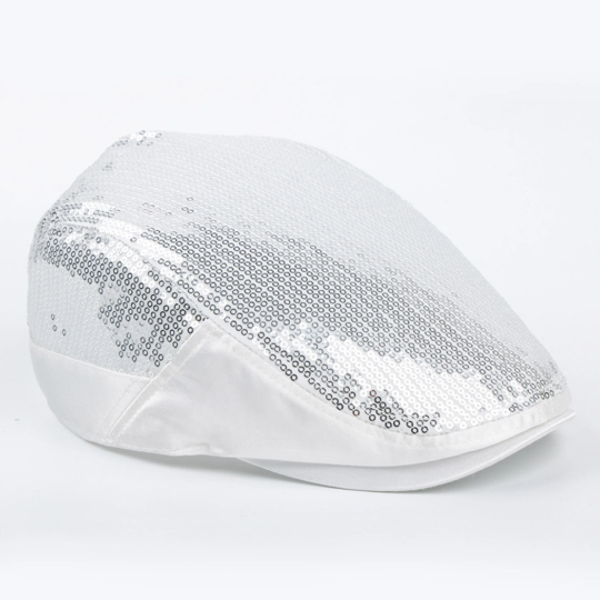 Sequin flat cap unisex summer hat