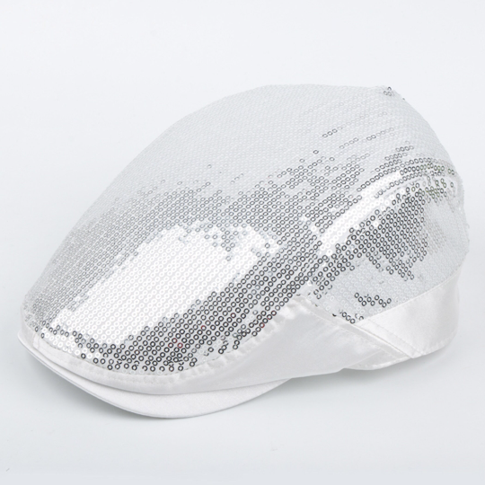 Sequin flat cap unisex summer hat