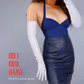 White Gloves Faux Patent Leather Drag Stage gloves, Festival Party costume gloves, Cyber Futuristic fashion gloves