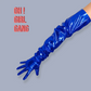 Metallic Blue gloves 90cm, 70cm, 60cm, 50cm & Short Gloves. Cyber futuristic, Electric Blue gloves, Raves, Party costume, festival outfits.