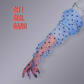 Polka dot Over Coat Long Gloves (70cm)