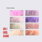 Light Pink Feather Veils: Shoulder Length