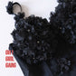 Tulle Flower Bustier Crop Top | Romantic Sheer Corset Top | Sexy Camisole | Party, Festival, Clubwear