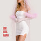Light Pink Feather Veils: Floor Length Chic Wedding Veils