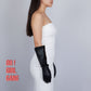 GENUINE LEATHER Black Touch-Screen Gloves (50cm)