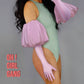 Pink Puff Opera Gloves (50 cm)