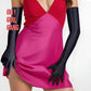 Gold, Black Opera Gloves - Ultra-Thin & Breathable, Touch Screen Sensitive Gloves, Evening party, stage performer, Summer Festival Gloves