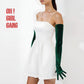  green Opera Gloves with Multiple Colors (70cm)