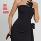 Half Palm Genuine Leather Black Short Gloves