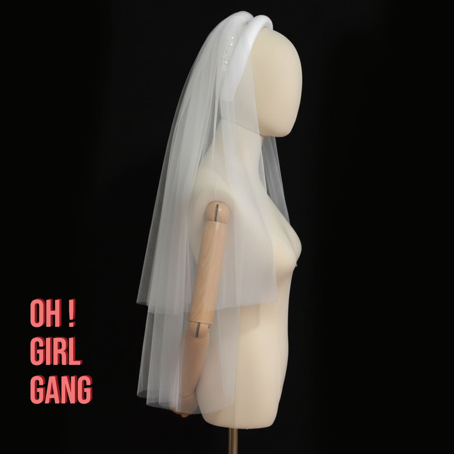Bridal Veil with Headband – 80cm Puff Tulle Veil in White | Easy-to-Wear Wedding Veil for Short Hair
OHGIRLGANG
