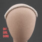 Bridal, evening Pearl, Beaded Headband