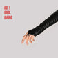 Sleek black fingerless long gloves made from genuine goat leather. Designed with a pointed hand shape and middle-finger loop, available in 30cm, 40cm, and 50cm lengths with sizes S–XXL. Finished with a thin lining for a smooth, comfortable fit.