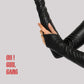 Sleek black fingerless long gloves made from genuine goat leather. Designed with a pointed hand shape and middle-finger loop, available in 30cm, 40cm, and 50cm lengths with sizes S–XXL. Finished with a thin lining for a smooth, comfortable fit.