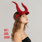 Red Horn Cap – Statement Fantasy Streetwear