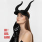 Black Horn Cap – Statement Fantasy Streetwear