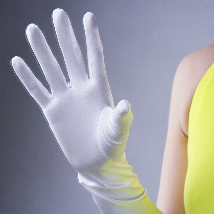 Premium quality. 1920's classic style opera gloves are made of smooth & stretchy satin fabric. Bridal gloves, evening gown gloves, party gloves. Oh Girl Gang Gloves