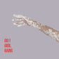 Pink Floral Lace Bridal Opera Gloves (62cm)