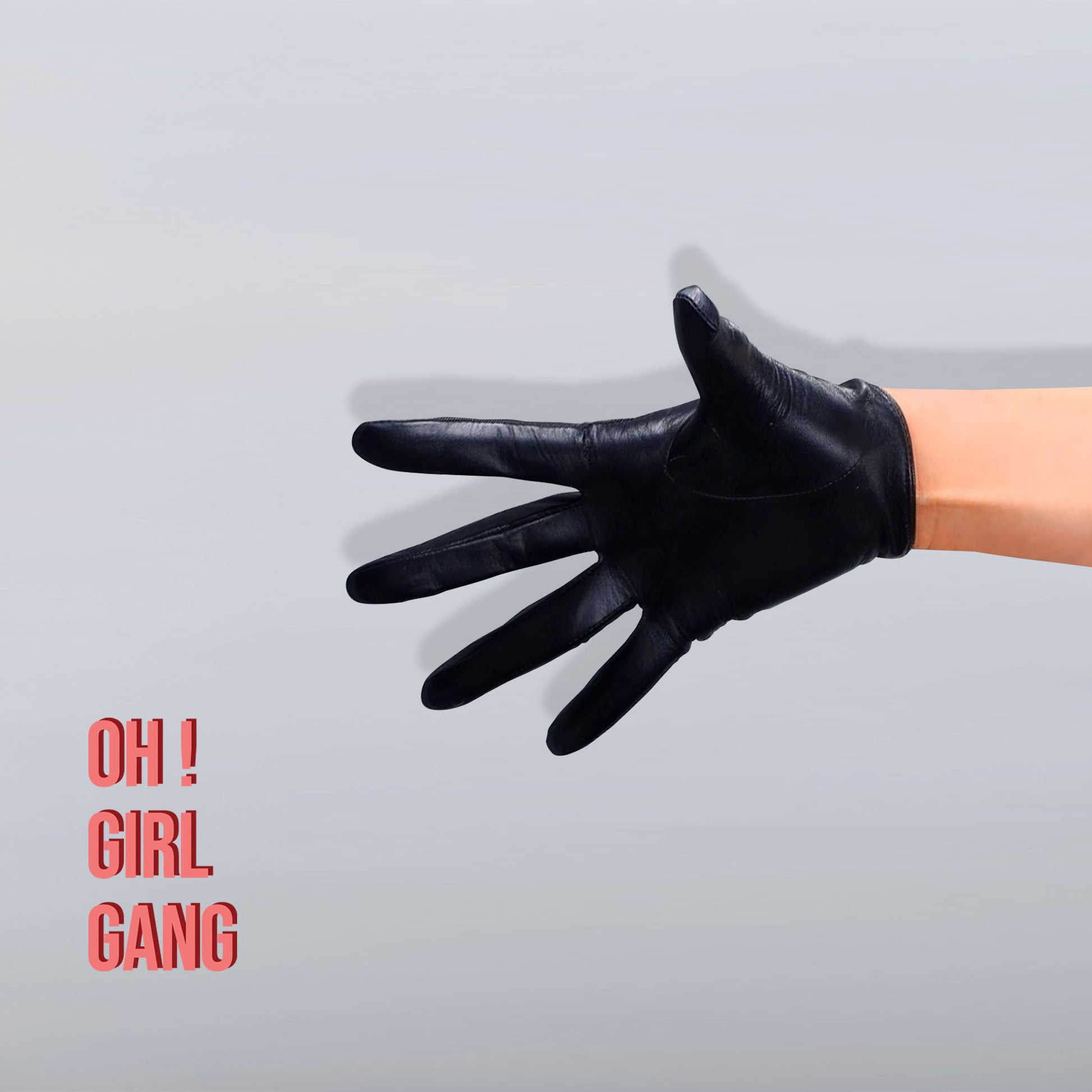 Chic Lace-Up Black Leather Short Biker Gloves (20 cm) – Oh Girl Gang