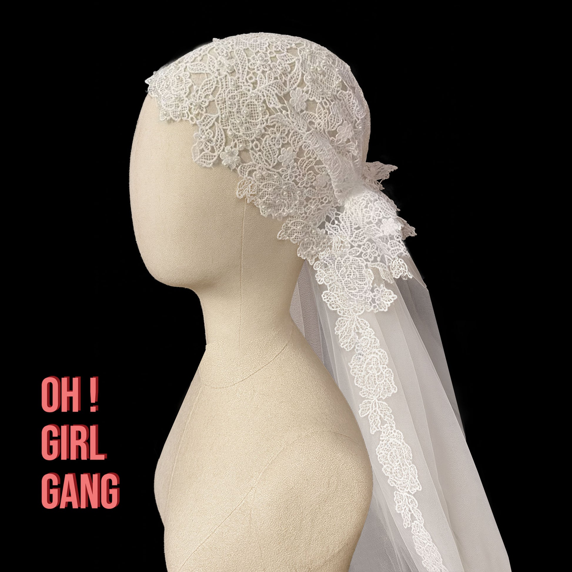 Bridal Juliet Cap Veil, 1920's style Classic White Wedding Cathedral Veil, The Great Gatsby Bridal Bachelorette Party Veil.