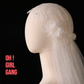 Lace Juliet Cap Veil – 1920s Pearl & Rose Bridal Headpiece | 175cm Floor-Length Veil