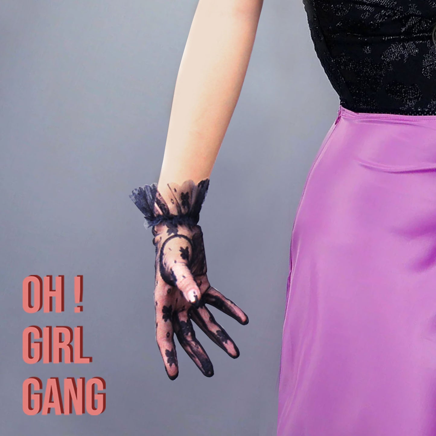 Lace Short Gloves with Ruffle, unique wedding gift, Bridal Shower Gloves, Evening Gown Gloves, Bachelorette Party Gloves